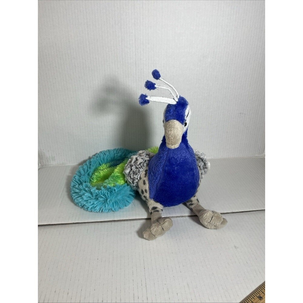 BUSCH GARDENS VIRGINIA PLUSH PEACOCK COLORFUL STUFFED ANIMAL